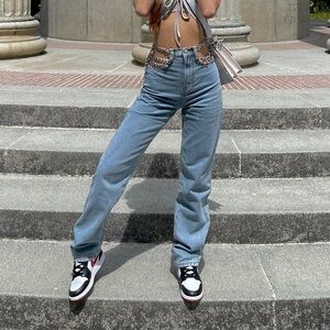 FashionNova Chained Jeans